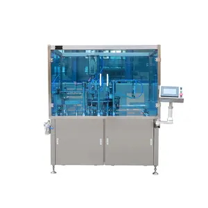 Automatic Mini Glass Small Bottle Aseptic Liquid Injection Vial Filling Capping Labeling Packing Machine