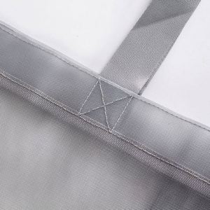 Sac de plage transparent respirant en nylon à imprimé lettres, idéal pour le shopping en gros - Product Image 5