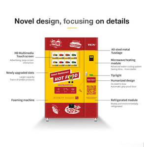 TCN Maquina Expendedora De Comida Caliente Hot Dog Hot Food Máquina <span class=keywords><strong>Vending</strong></span> com 32 Polegadas Touch Screen - Product Image 3