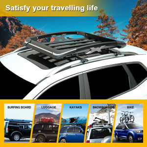 Barres de toit universelles en aluminium OEM avec barres transversales pour Jeep 4x4, Toyota Hilux et pick-up, bagages - Product Image 3