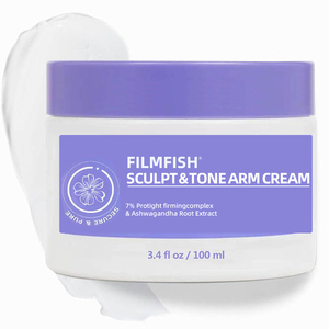 Sculpt & Tone Herbal Arm Cream 7% Lotion pour le corps avec extrait de racine d'ashwagandha et complexe raffermissant Pro Tight OEM Supply - Product Image 1