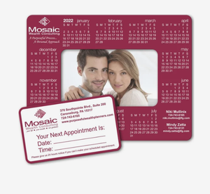 Meilleurs aimants de calendrier perforés personnalisés 2027 avec cadre photo, 7,25x5,5x0,03 pouces, pour logo promotionnel, cadeau, vente en gros - Product Image 1