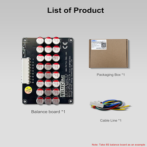 Heltecenergy 4S 6S 8S 12S 16S 21A 5A cân bằng hoạt động Pin Lithium 5A cân bằng pin 3-21S 5A cân bằng pin cho LFP NCM lto - Product Image 6