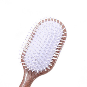 Peine de masaje con purpurina grande para uso en húmedo y seco, peine acolchado para el cabello para mujeres - Product Image 2