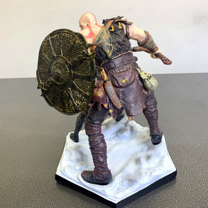 NUOVO Action Figure Personalizzato in PVC di Alta Qualità con Scatola, Giocattolo in Resina con Doppia Posizione, Statuetta di Kratos, Personaggio del Gioco, Figura da Collezione - Product Image 4
