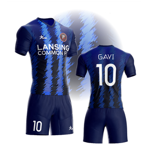 Tessuto Jacquard personalizzato di alta qualità abbigliamento calcio tuta calcio trasferimento di calore sublimazione stampa digitale personalizzabile 100% - Product Image 6