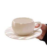 Ensemble tasse à thé et soucoupe en céramique fine blanche, vente en gros, pas cher ; Ensemble tasse à café et soucoupe en porcelaine, vente en gros