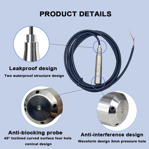 BOY-WR04-LR 노화 방지 스테인리스 스틸 스마트 수위 센서 전자 디지털 리버 스태프 게이지 액체 레벨 미터 - Product Image 3
