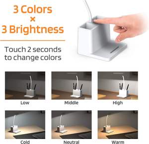 Lámpara de Mesa LED Inalámbrica Portátil al por Mayor, Diseño de Diseñador para Mesita de Noche, Sala de Lectura, Recargable, para Estudio - Product Image 3