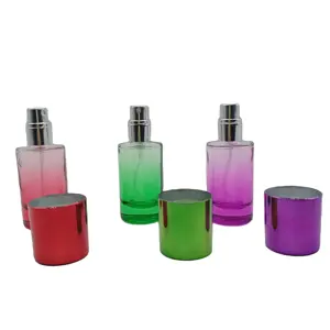 Hot Sales Factory Supplier Round Shape Perfume Bottle 30ml 50ml 100ml Glass Perfume Bottle with high quality spray