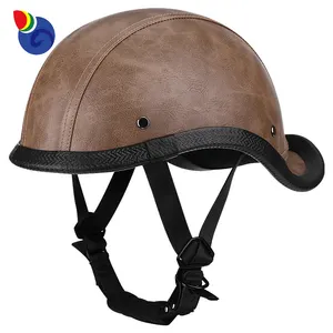 Fornecimento exclusivo de capacetes vintage com cauda virada para cima, capacetes para motociclistas, capacetes para ciclismo internacionais, com comércio exterior