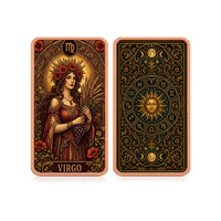 Pièce de monnaie en cuivre pur 999 de 1 once, motif Art Tarot 12 Constellations, lingot commémoratif Horoscope