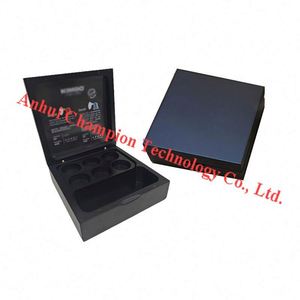 Custom Coffee Holder 2 Slots <b>Wood</b> Branding Panel - Product Image 1