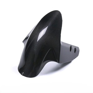 Garde-boue avant en fibre de carbone, tissage sergé brillant pour moto Ducati Panigale 899 959 1199 1299 - Product Image 1