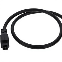 Câble d'extension PVC 4 broches avec anneau magnétique, connecteur mâle-femelle, pas de 3 mm, longueur 50 cm, compatible avec l'interface Micro Fit 3.0 3D