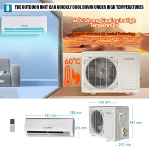 Venta al por Mayor de Aire Acondicionado Split de Pared Híbrido Solar Inteligente de 12000 BTU, Frío/Calor, 1 Año de Garantía, para el Hogar - Product Image 4