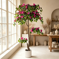 Fleurs de mariage directement de l'usine, faux bougainvilliers, arbre fleuri violet, fleurs artificielles, arrangements floraux pour événements, fêtes et occasions spéciales