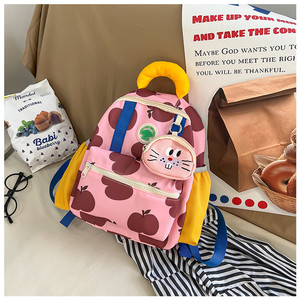 Zaino Colorato in Nylon Vendita Calda di Fabbrica Zaino all'Ingrosso con Colori Contrastanti per Bambini e Viaggi - Product Image 4
