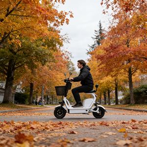 Venta Directa de Fábrica, Mini Scooter Eléctrico, Scooter Eléctrico de 2 Plazas <span class=keywords><strong>con</strong></span> Asiento para Niños para Uso Familiar - Product Image 3