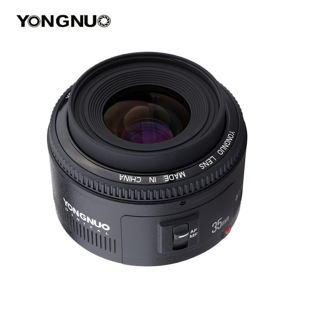 Best YONGNUO Brand Camera Lens 35mm F2 Wide Angle Prime Lens YN 35 mm F2.0 Lens for Canon Mount for Canon DSLR 600D 70D 60D 6D