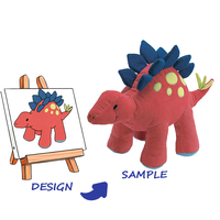 Peluche personnalisable super douce de 20 cm, brodée, en peluche longue avec rembourrage en coton PP