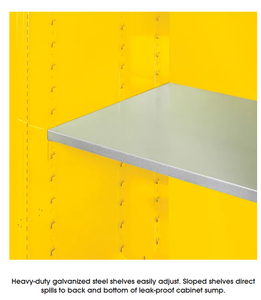 90-минутный огнестойкий 90 галлонов легковоспламеняющийся безопасный шкаф для хранения, стандарт 14470-1, одобренный CE, 340L шкаф безопасности - Product Image 3