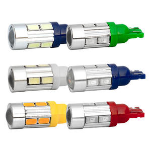 Ampoules LED T10 Wedge 5630 10SMD DC12V 6SMD Blanc Silice 6000K 194 pour Plafonnier de Voiture et Clignotant Latéral – Produit Neuf - Product Image 1