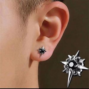 Clips Magnéticos para Orejas sin Perforación para Hombre, Diseños de Estrella del Norte, Moda Punk, Aretes Magnéticos Redondos Estilo Hip Hop - Product Image 1