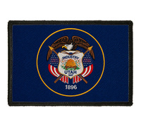 Écussons en tissu personnalisés pour clubs sportifs, nouveau design, vente en gros, badges brodés pour vêtements d'équipe, patchs tissés Oregon
