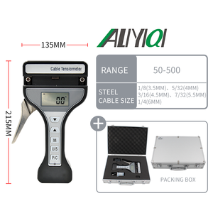 Yüksek hassasiyetli taşınabilir dijital kablo tel halat gerginlik metre doğrudan üretici el <span class=keywords><strong>test</strong></span> ekipmanları çelik malzeme - Product Image 6