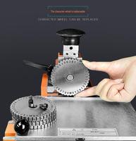Machine de gravure manuelle pour plaques métalliques, étiquettes de voiture, numéros et lettres