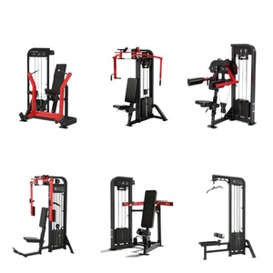 Equipo de fitness multifunción de acero para cuerpo completo, con pila de pesas ajustable de 65 kg para uso comercial - Entrenamiento de fuerza alta/baja - Product Image 2