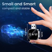 Mini Moniteur de Voiture Portable avec CarPlay Filaire, GPS, Télécommande, WiFi, Port Type-C pour iPhone et Android Auto, Compatible YouTube