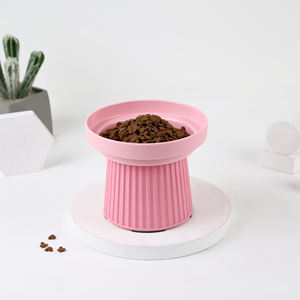 Plato elevado para gatos de melamina, 5.67 pulgadas de diámetro, reduce la tensión en el cuello para las mascotas - Product Image 3