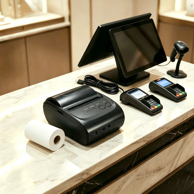 Cheap Outdoor Thermal Printer for Parking Tickets/Mobile Ticket Printing/Programmable Handheld Ticket Printer-DiligenCe Stock