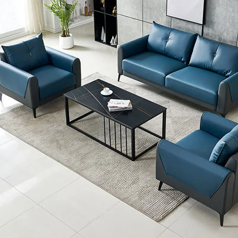 Современный комплект дивана для гостиной, современная кожаная мебель для дома, угловой диван, коммерческая мебель