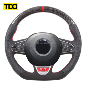 Volant en fibre de carbone véritable personnalisable TDD adapté à Renault Mégane 4 Mégane 2 - Product Image 1