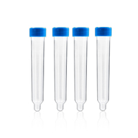 Tubo de Recolección de Muestras de Orina de 12 ml con Tapa de Rosca, Recipiente para Orina, Tubos de Ensayo para Centrífuga de Sedimentos, Suministros de Laboratorio