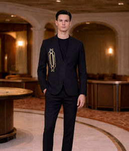 Costumes d'affaires pour hommes sur mesure OEM ODM, vêtements de travail, costumes formels pour gentlemen - Product Image 5