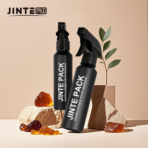 Rỗng 1cc Đầu Ra Lớn Phun Kích Hoạt Bơm Chai Pet Tùy Chỉnh 150Ml Matte Đen Mực Phun Chất Lỏng Với Logo - Product Image 2