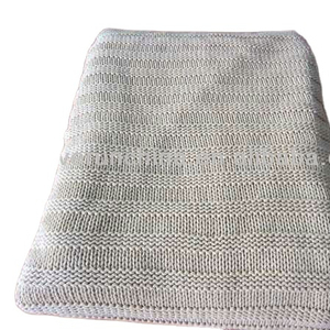 Magic Green 50cc98 100% algodón 100% acrílico 100% lana línea gruesa de punto de piel sintética <span class=keywords><strong>Sherpa</strong></span> manta trasera - Product Image 1