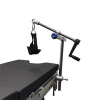 Système de traction chirurgicale de la cheville réglable avec dispositif de soutien de la cheville et cadre de traction médicale du pied pour table d'opération