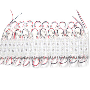 Bande lumineuse LED pour intérieur, fil lumineux LED, barre d'ampoules LED 12V 24V DC avec lentille transparente pour armoire, vitrine, plateau de voiture - Product Image 1