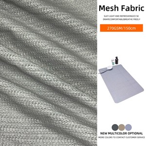 Tapis de sol antidérapant gris à motif ondulé 270 g/m² en <span class=keywords><strong>tissu</strong></span> Tatami 30 % polyester + 70 % PVC pour tapis antidérapant et <span class=keywords><strong>tissu</strong></span> antidérapant - Product Image 3