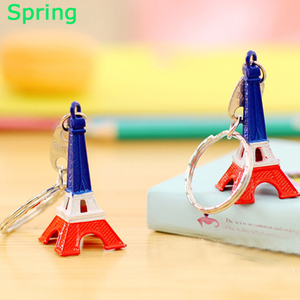 Nuovi souvenir francia bandiera design 3D portachiavi torre <span class=keywords><strong>Eiffel</strong></span> La <span class=keywords><strong>tour</strong></span> france craft 3 colori in 1 portachiavi - Product Image 5