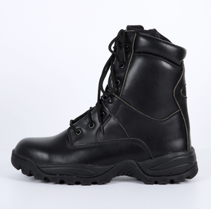 DFJ0117 Botas de Selva Negras de Cuero Genuino de Vaca - Product Image 4