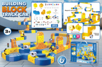 Jouet de construction en plastique, blocs de rails à assembler soi-même, ensemble de blocs de rails, train électrique, cadeau éducatif de construction pour les enfants de 3 à 7 ans