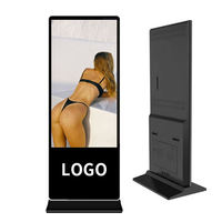 Écran tactile interactif sur pied pour kiosque, écran LCD intérieur de 32, 43, 49, 55, 72, 80 pouces, système Android et Windows