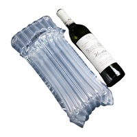Coussin d'emballage imperméable épaissi Colonne d'air Sac d'emballage gonflable pour bouteille de vin en verre