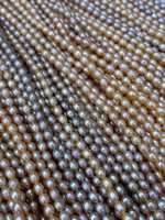 Perles de riz naturelles Edwin de haute qualité 6-7mm, sans défaut, blanc/rosé/violet, grade AAAAA/AAA pour la fabrication de bijoux, Beijing CUG
